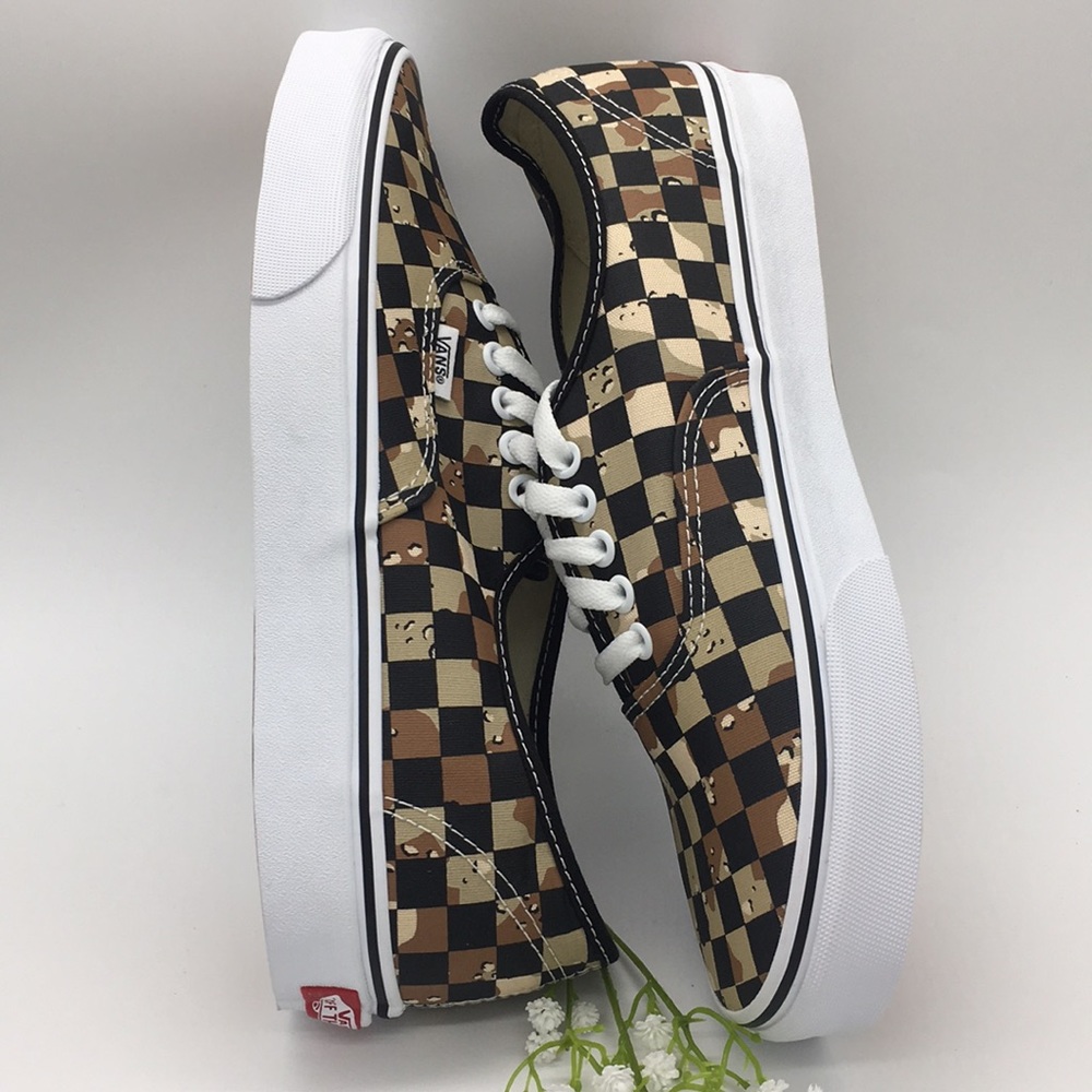 Vans Authentic Checkerboard Cmdsrttrwht Men’s - Picture 5 of 8